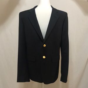 Brooks Brothers Boys Two-Button Prep Navy Blazer